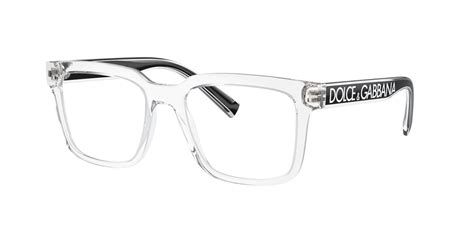 dolce and gabbana transparent glasses.